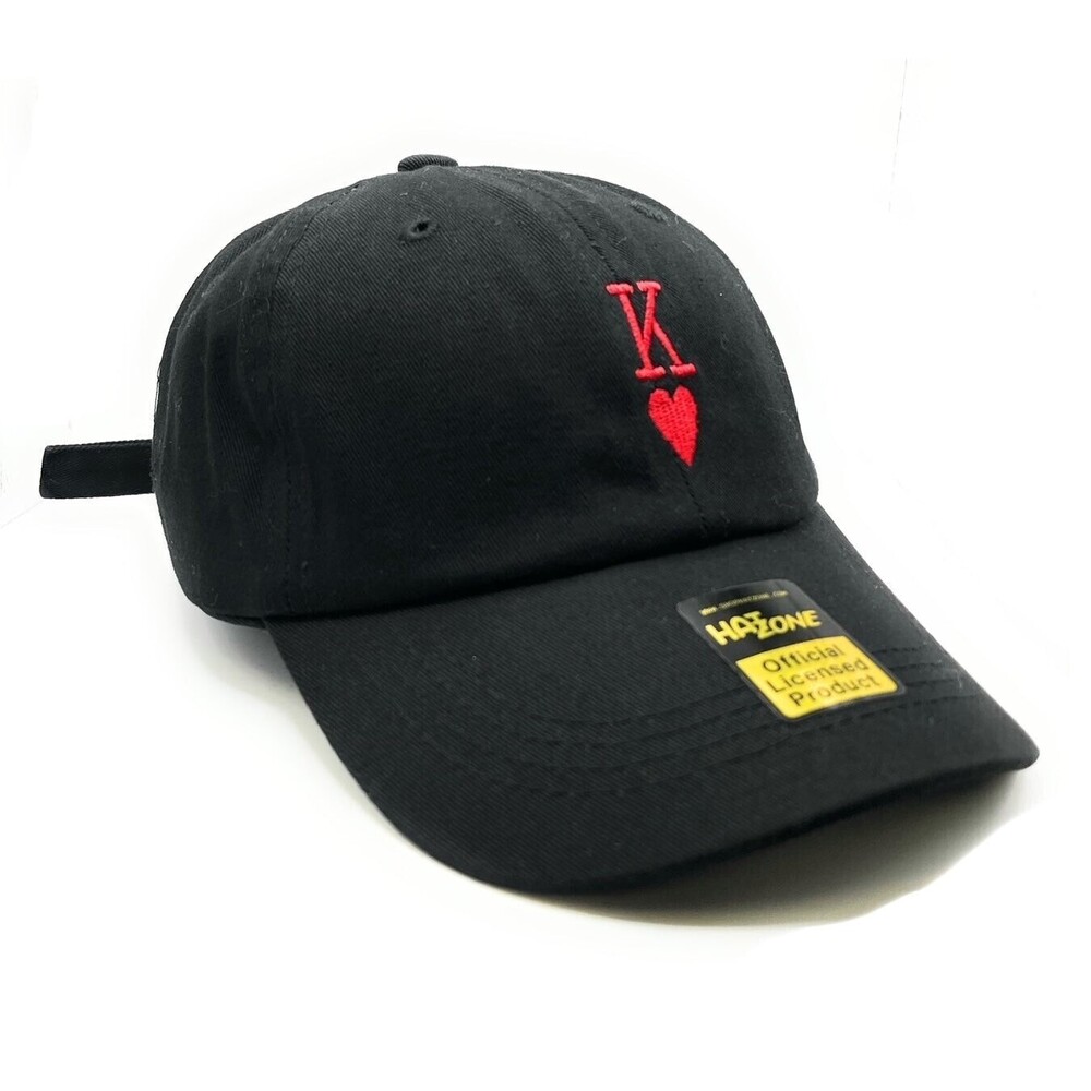 King of Hearts Dad Hat (Black)